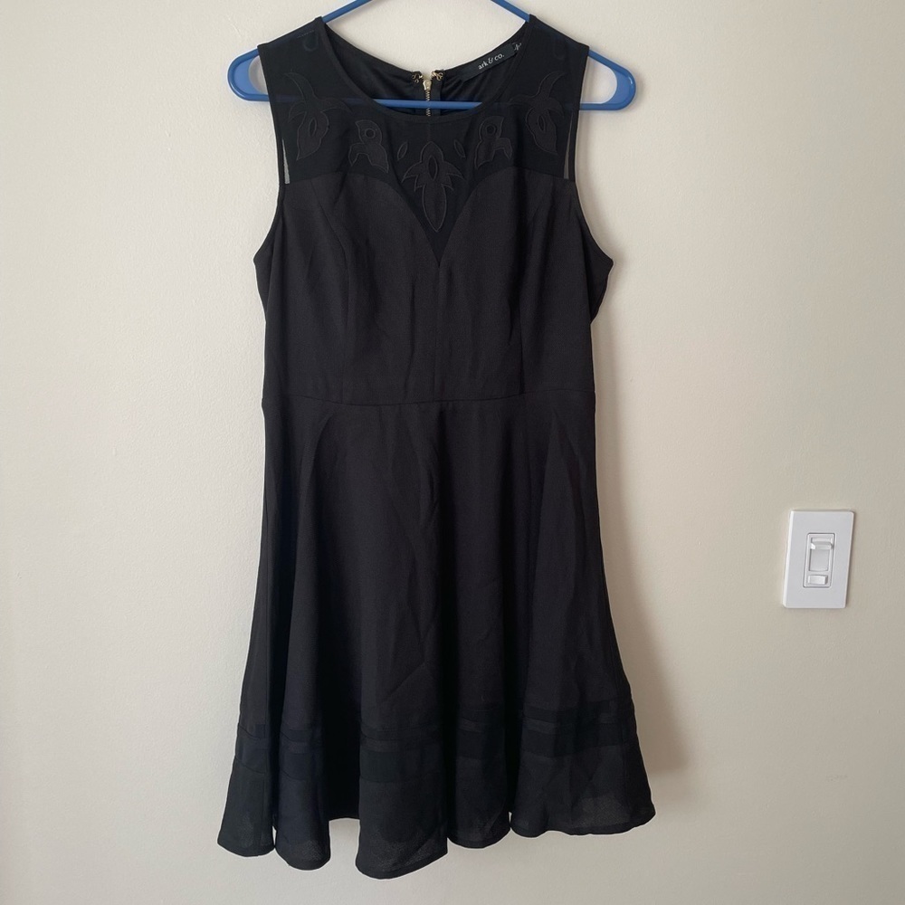 Ark & Co Sleeveless Black Dress Size L